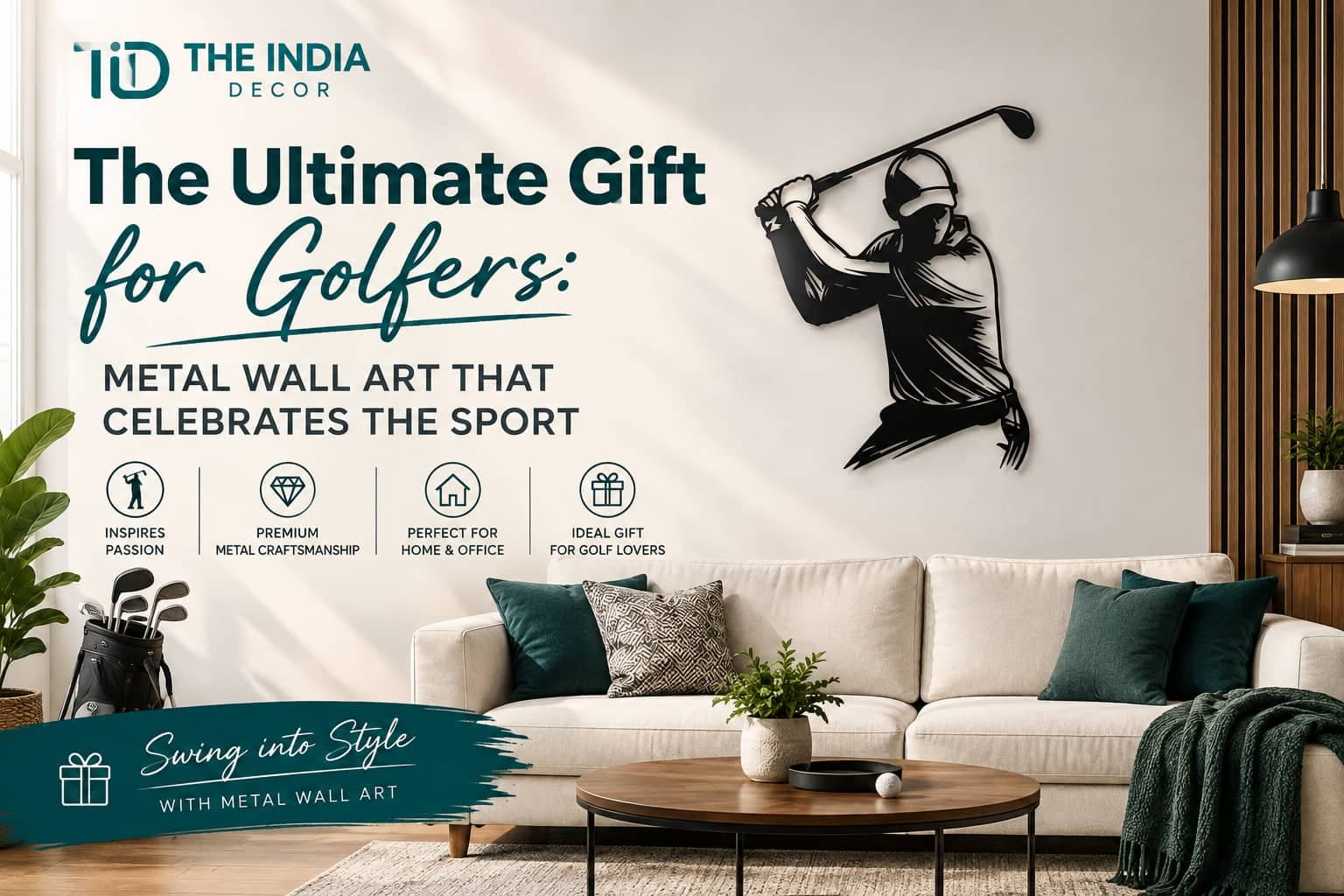 The Ultimate Gift for Golfers: Metal Wall Art That Celebrates the Sport