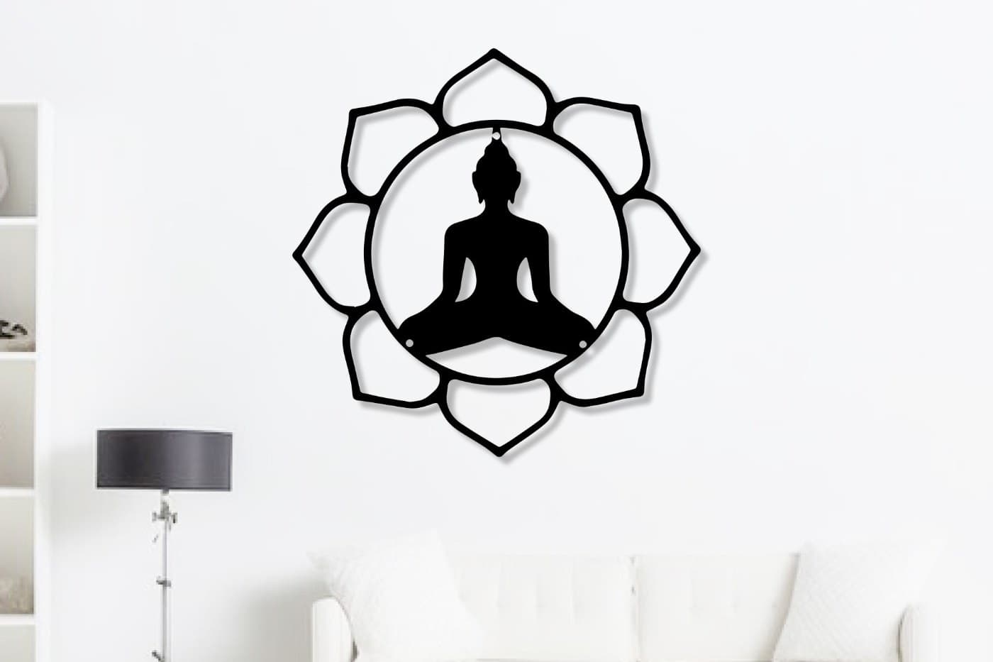 Meditation Wall Art: Om, Zen Buddha and Shiva Metal Decor