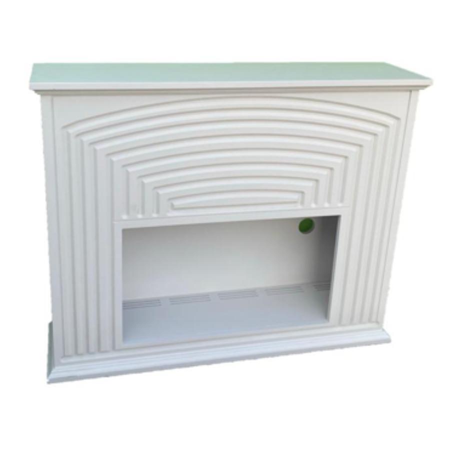 Whitewood Modern Fireplace Mantel