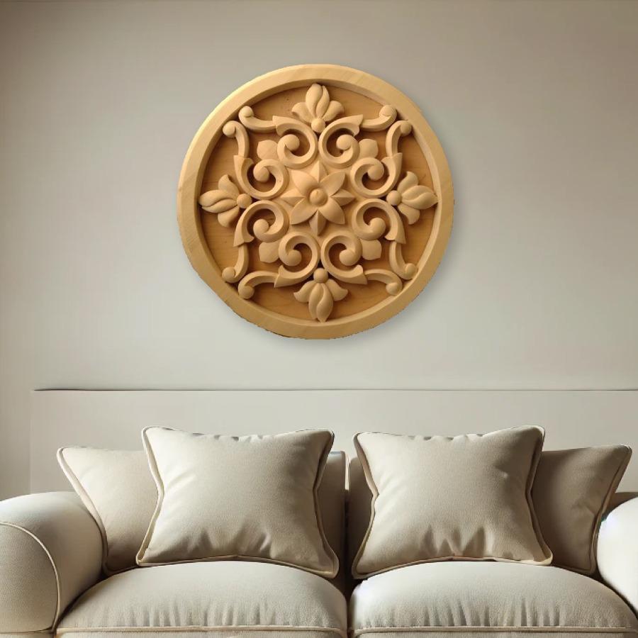 Flourishing Mandala Wall Sculpture – Graceful Design