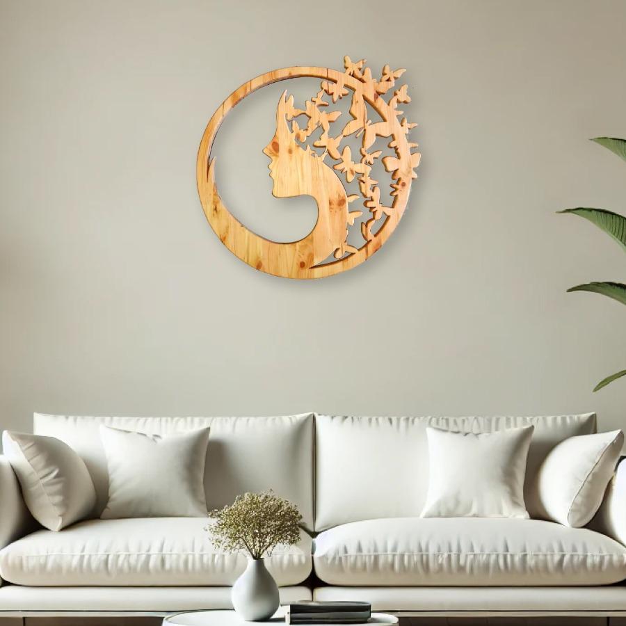 Butterfly Crown Wall Art – Graceful Nature Decor