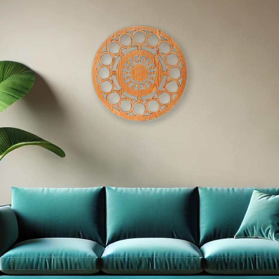 Eternal Circle Mandala Wall Art – Graceful Symmetry