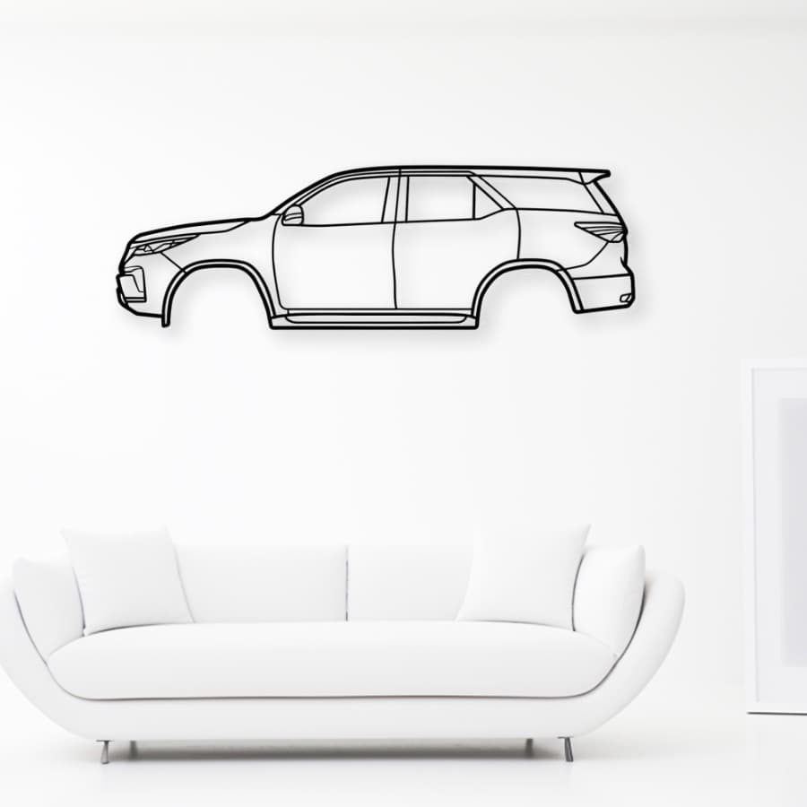 Toyota Fortuner Metal Wall Decor
