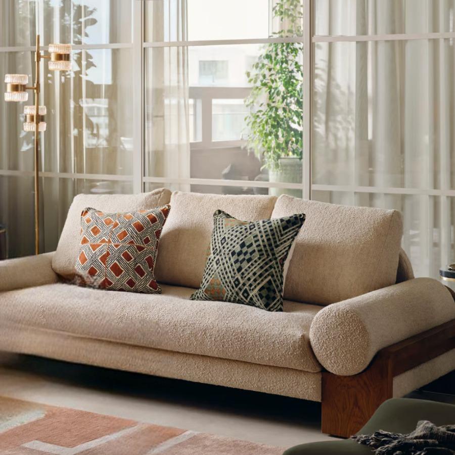 Olivier Boucle Luxe 3-Seater Sofa