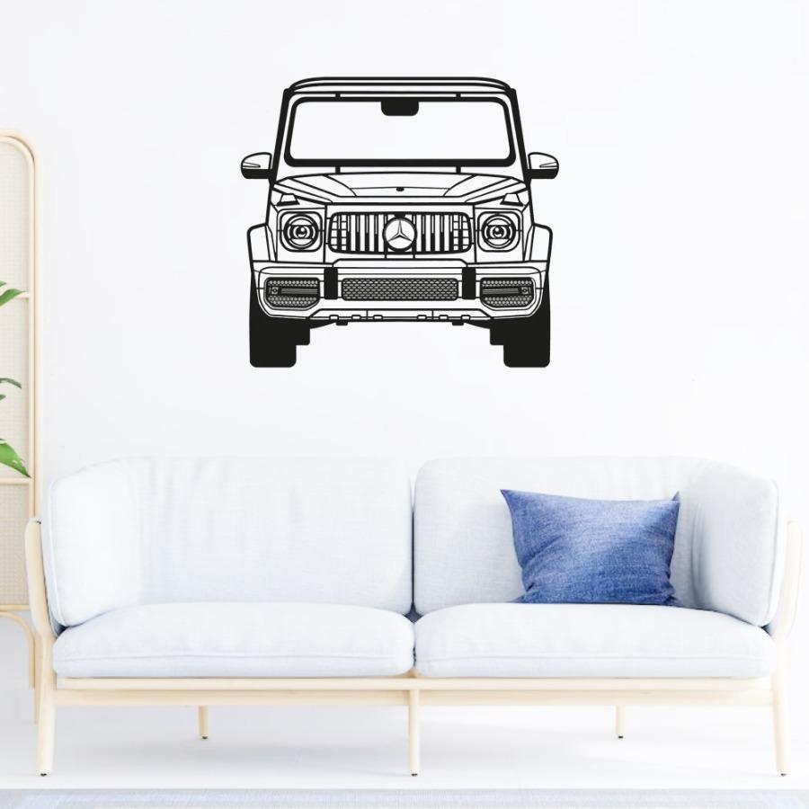 Mercedes-Benz G63 AMG 2019 Front Perspective Metal Wall Art