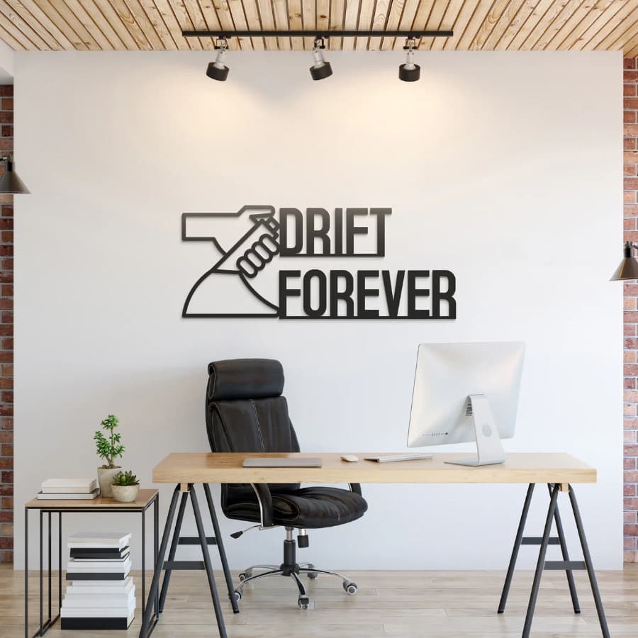 Drift Forever Car Culture Metal Wall Art