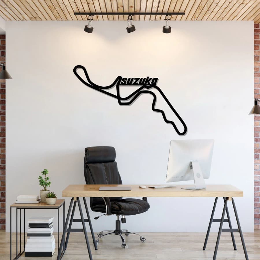 Suzuka Formula 1 Circuit Metal Wall Art