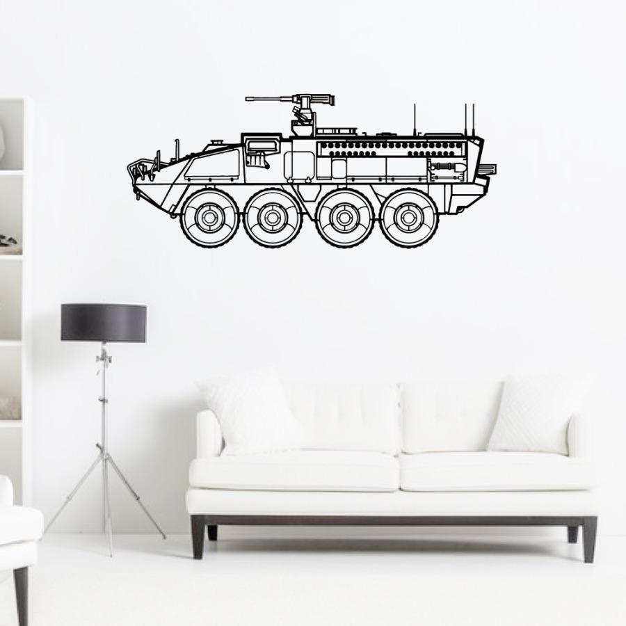 M1126 Stryker Steel Cut Metal Wall Art