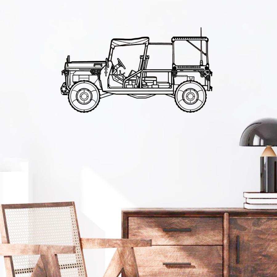 M1161 Silhouette Metal Wall Art – Tactical Vehicle