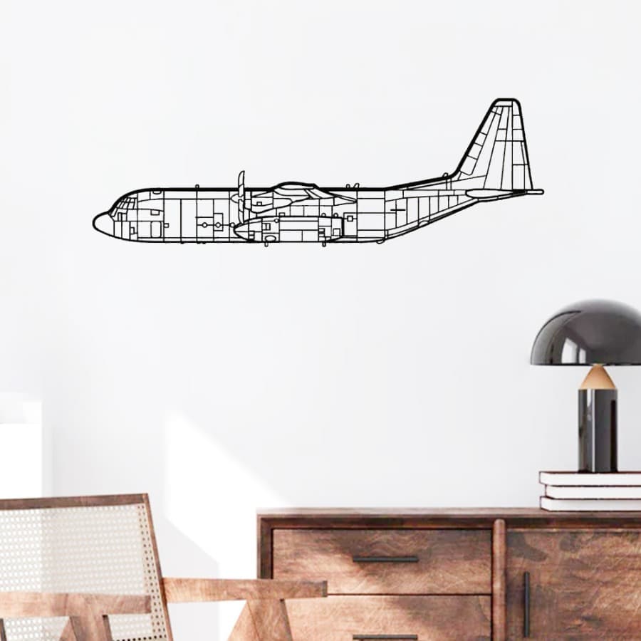 C-130 Hercules Metal Wall Art – Precision Airlift