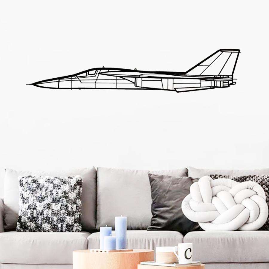 F-111E Aardvark Silhouette Metal Art – Tactical Bomber Edition