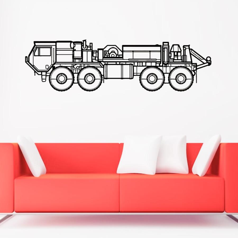 M984A1 HEMTT Silhouette Metal Art – Military Edition