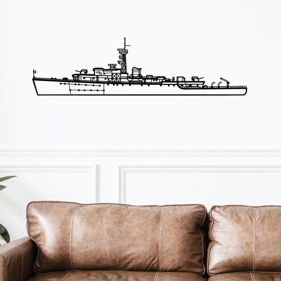 Matti Kurki frigate 1962 Metal Wall Art