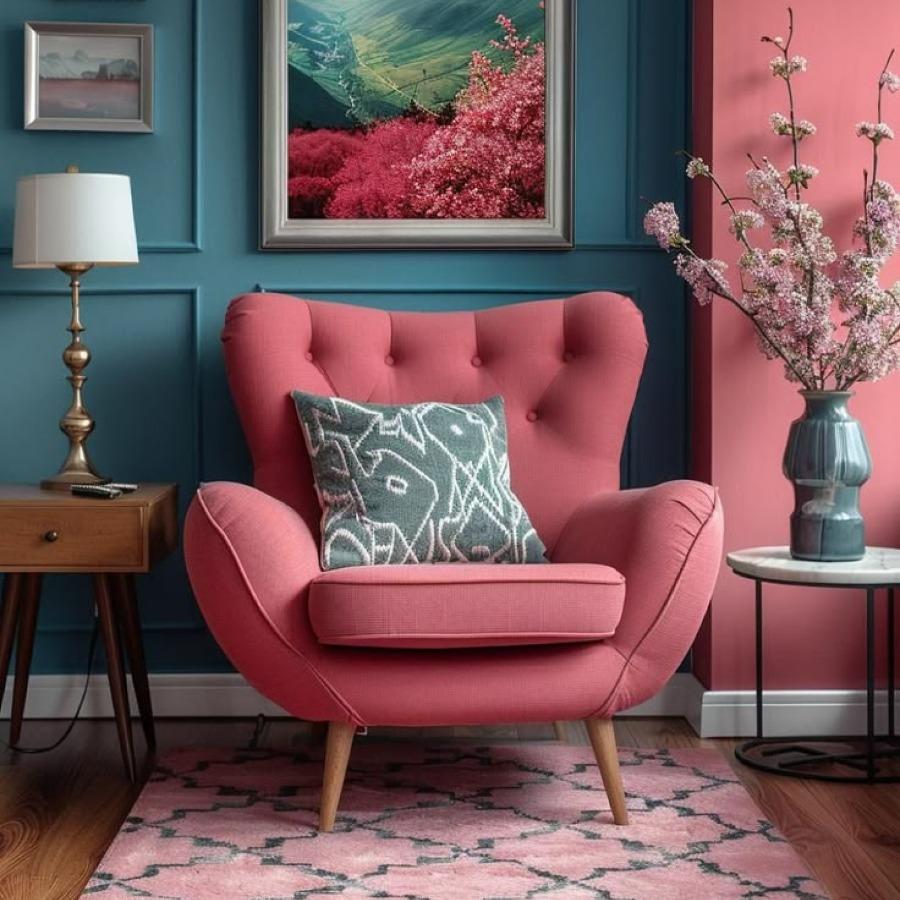 Elegance Curved Arm Chair - Graceful Seating Redefined