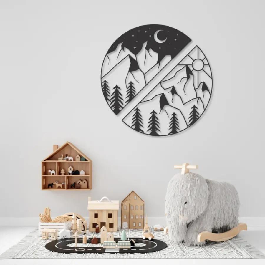 Sun and Moon Metal Wall Art
