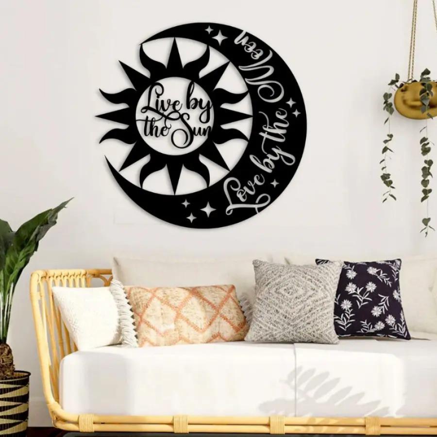 Live by the Sun Love by the Moon Wall Art | Home Wall Decor