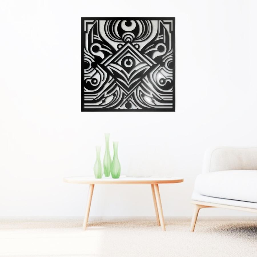 Elegant Abstract Metal Wall Art, Contemporary Decor | Moder Wall Decor