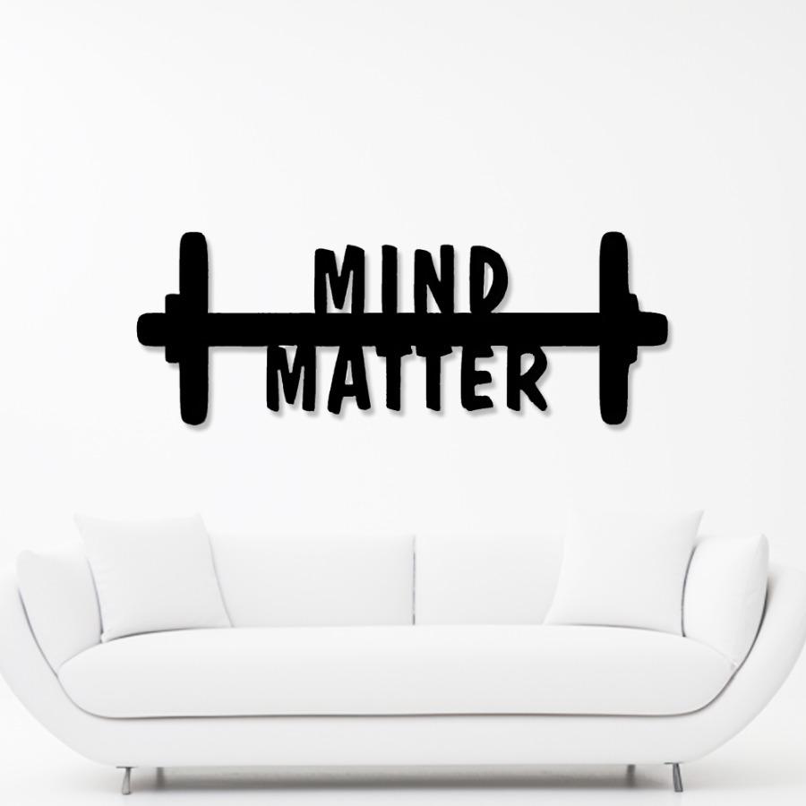 Mind Matter Metal Wall Art | Focus & Strength Decor