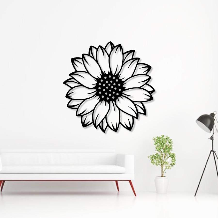 Sunflower Metal Wall Art, Flower Wall Decor | Home Wall Decor