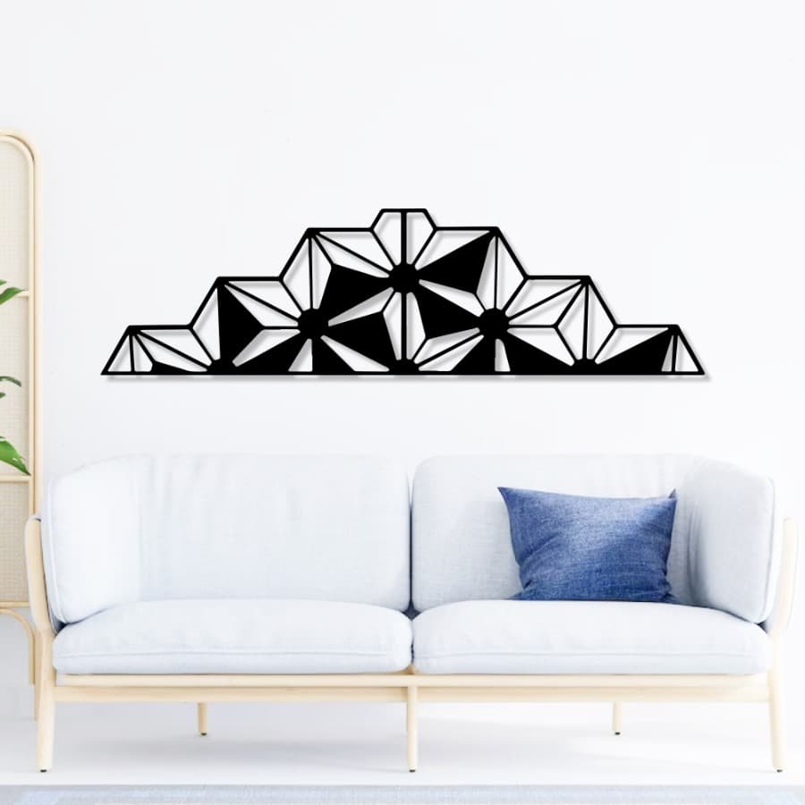 Polaris Divided Metal Wall Art