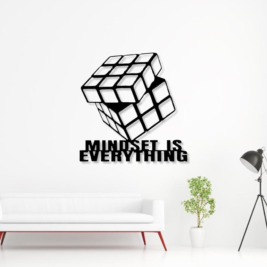 "Mindset is Everything" Metal Wall Art | Powerful Quote