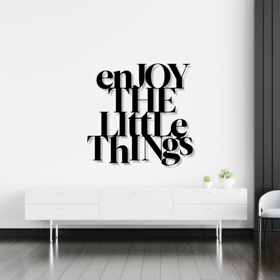 Enjoy The Little Things Wall Art | Positive Vibes Decor 
