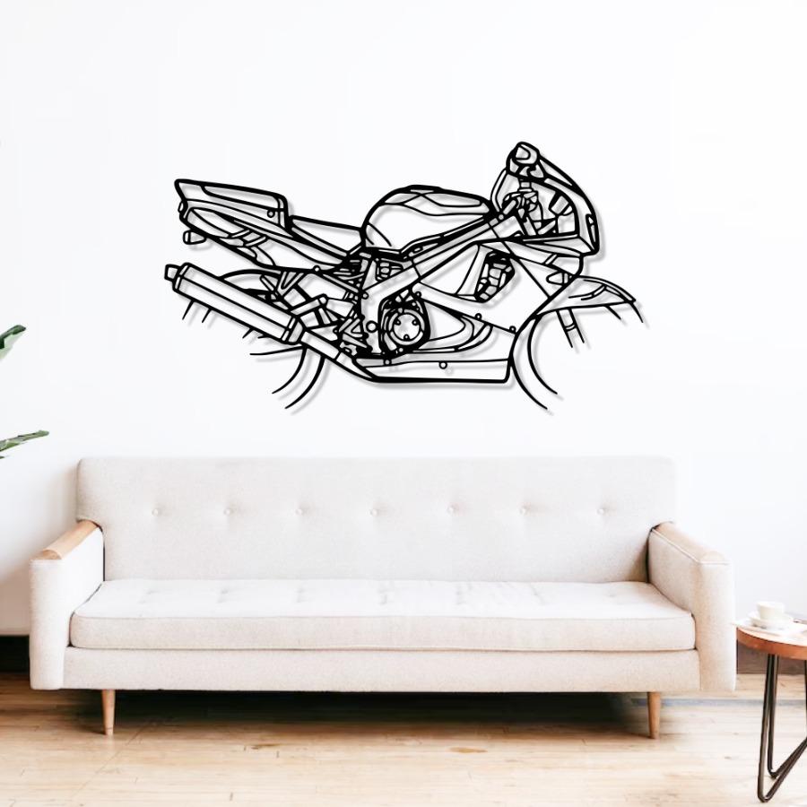 Honda CBR900RR 1996 Silhouette Metal Wall Art