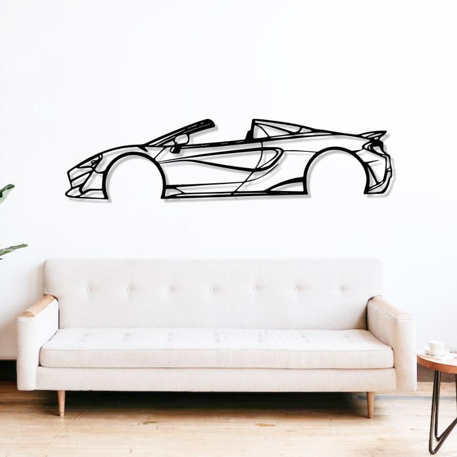 2019 600LT Spider Metal Car Wall Art