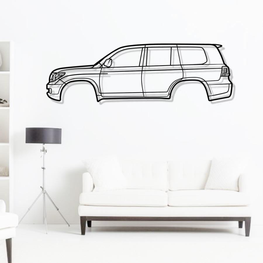 Toyota Land Cruiser 7th Gen (J200) Metal Wall Art
