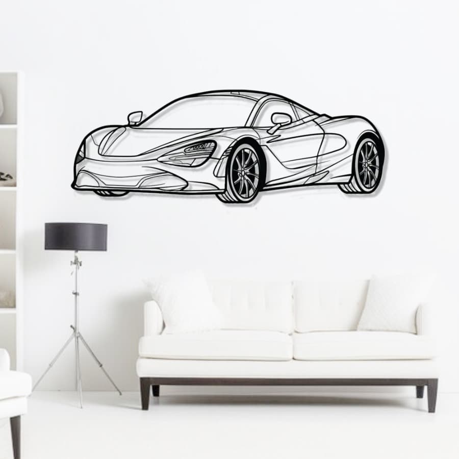 McLaren 720S Perspective Metal Wall Decor