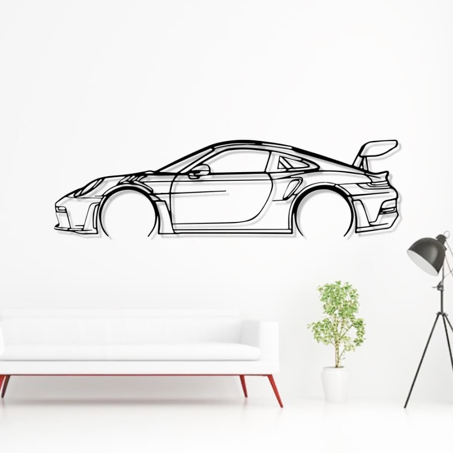 Porsche Metal Wall Art - 911 GT3 RS