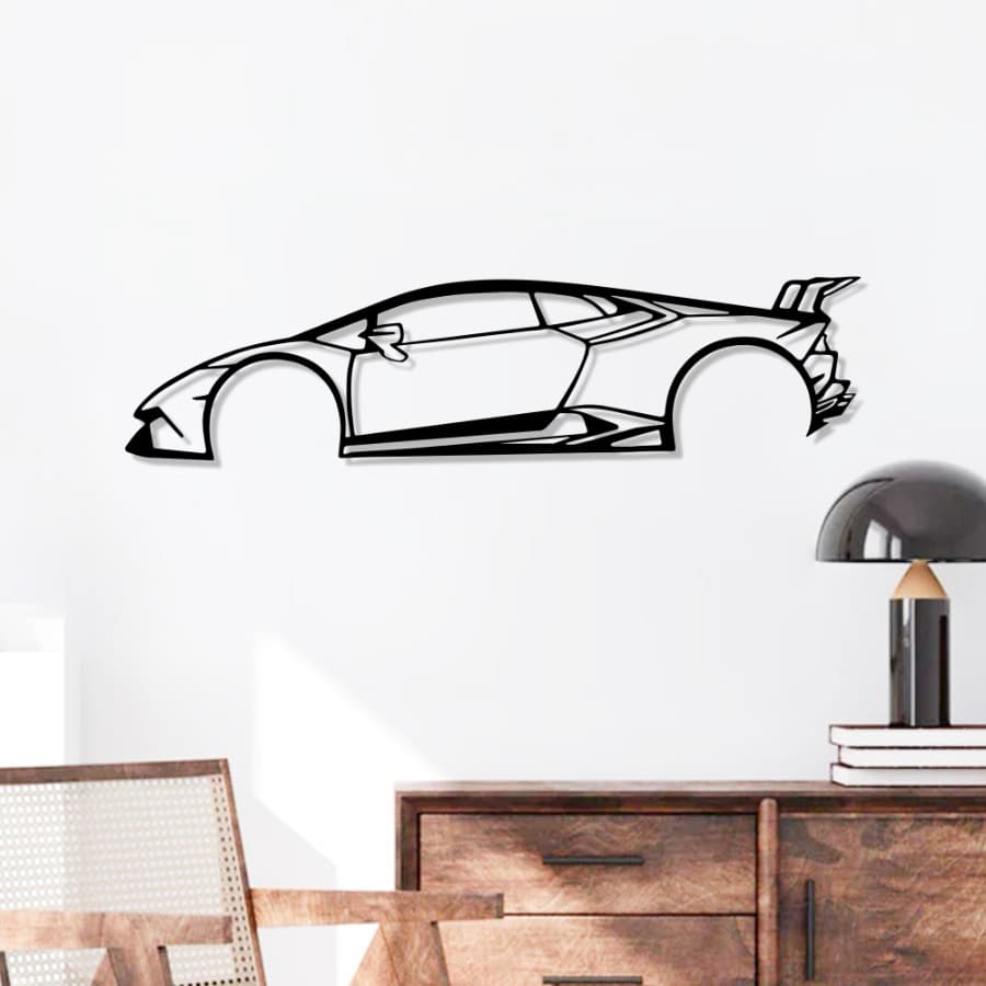 Lamborghini Huracan Performante Metal Car Wall Art