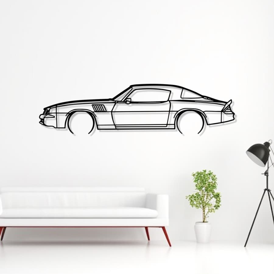 Classic 1978 Camaro Z28 Metal Car Wall Art