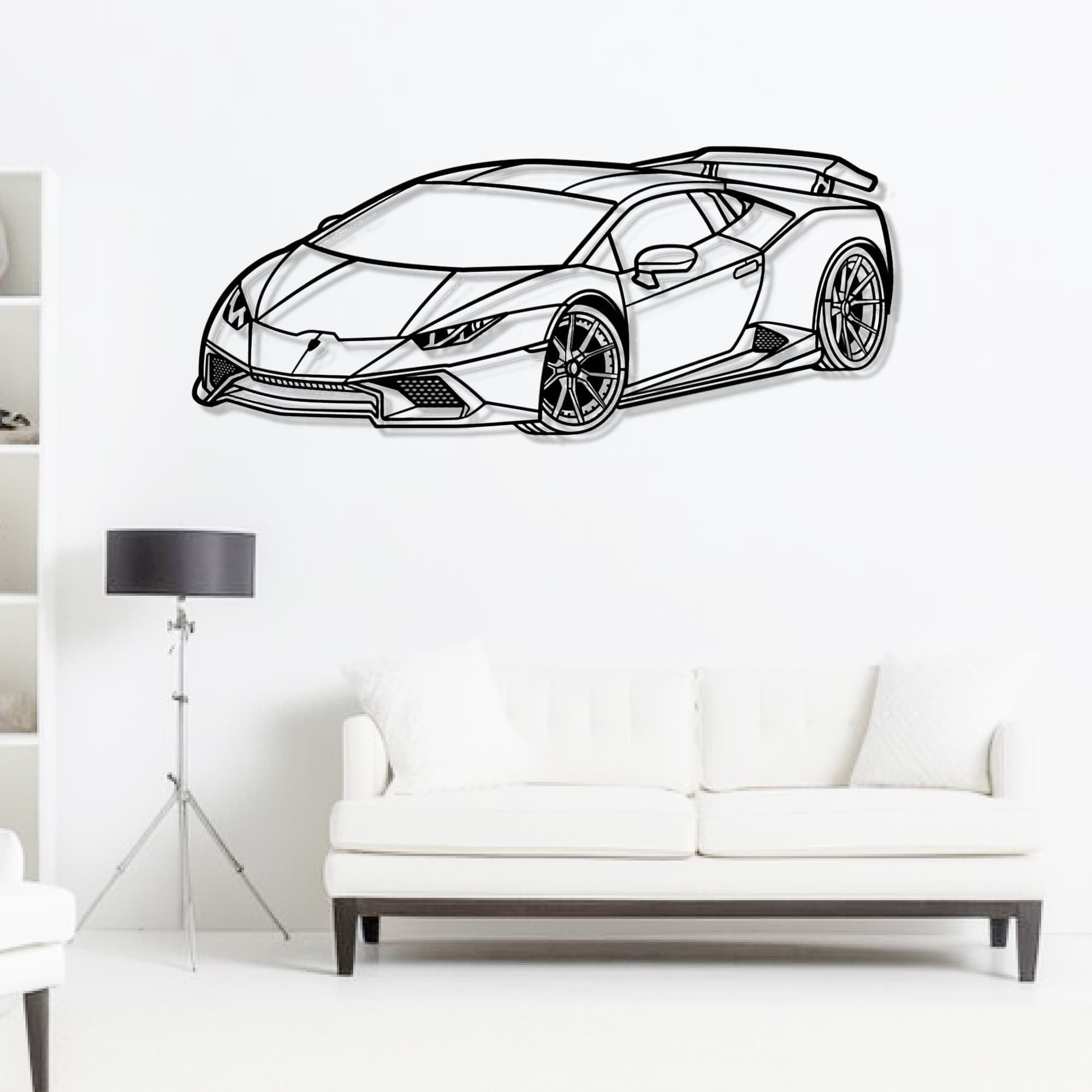 Lamborghini Aventador SVJ Metal Wall Art