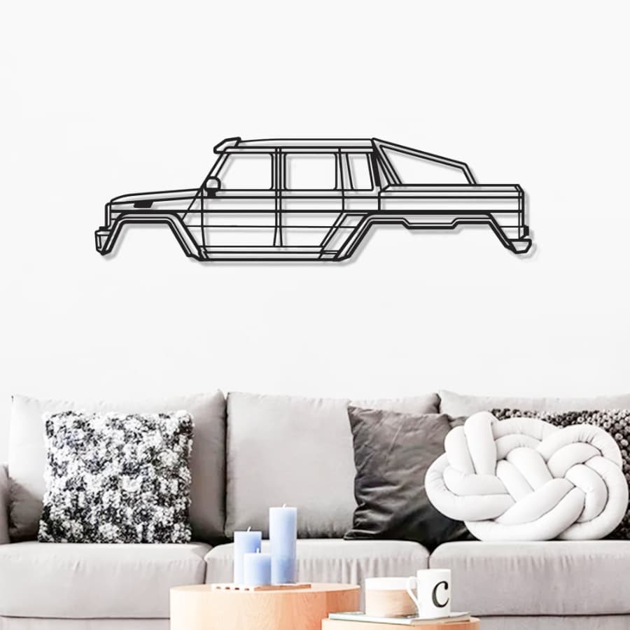 Mercedes-Benz G 63 AMG 6x6 2014 Metal Wall Art