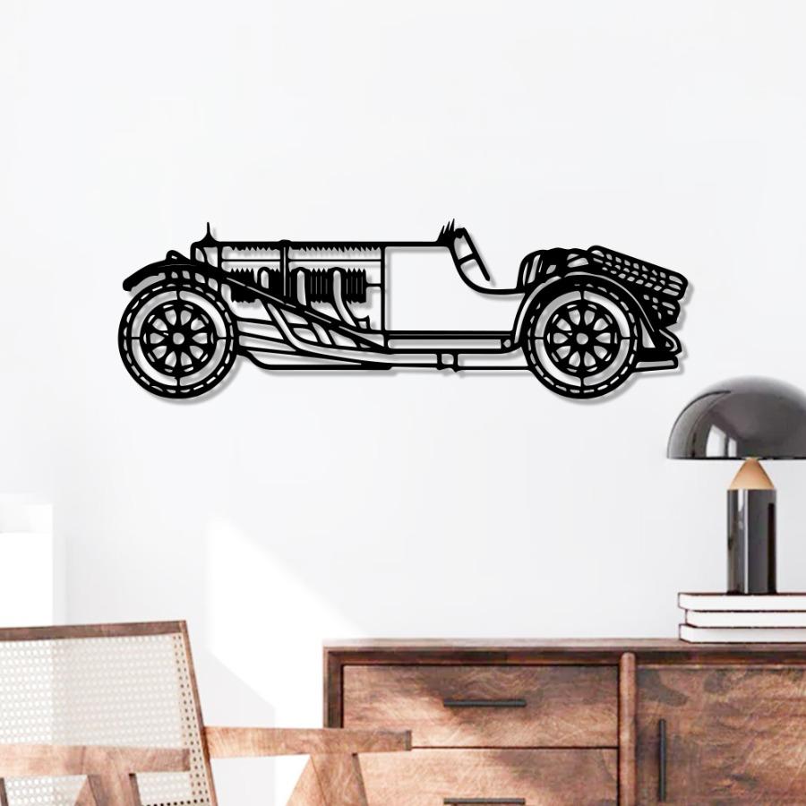 Mercedes-Benz 1929 SSK Metal Car Wall Art