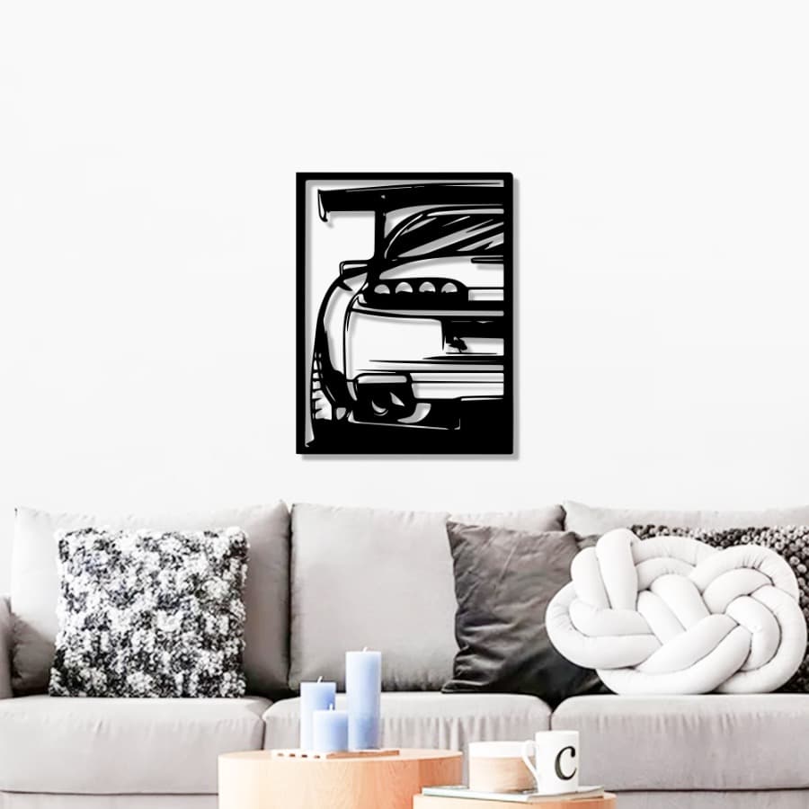 Toyota Supra Metal Wall Art