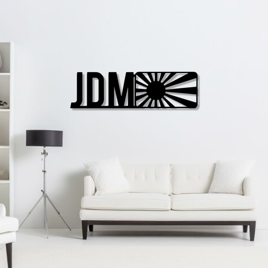 JDM Flag Car Culture Metal Wall Art
