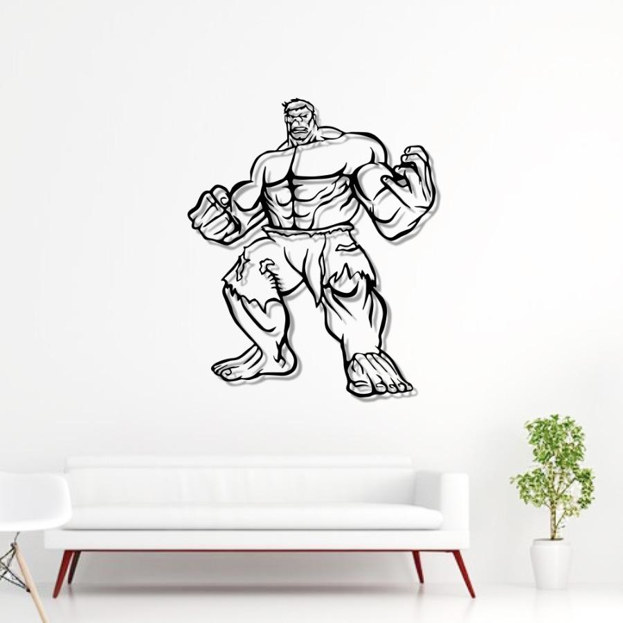 Hulk Inspired Metal Wall Art | Strongest Avenger Wall Decor