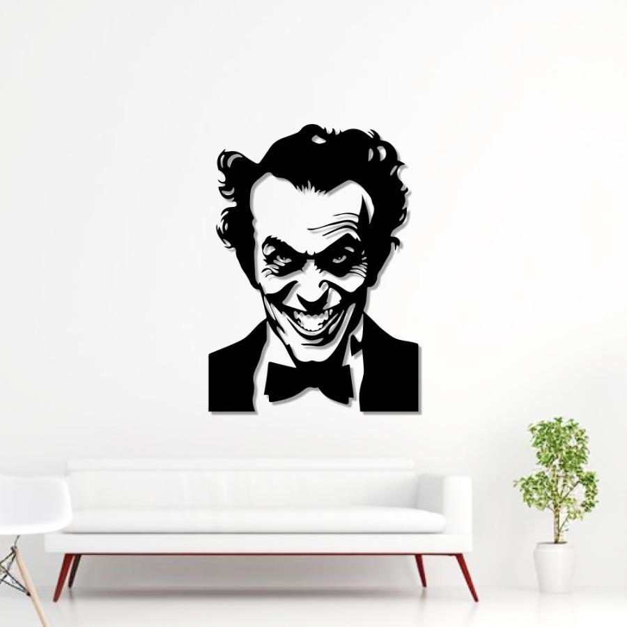 Mysterious Comic Book Grin Metal Wall Art | Unique Decor