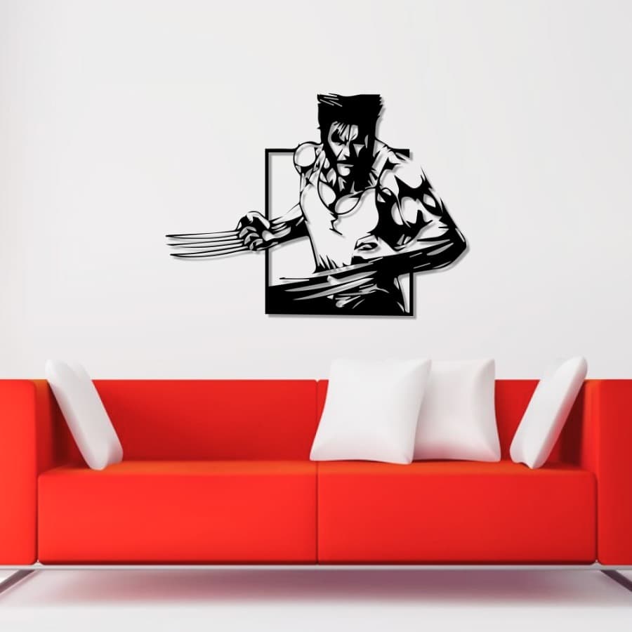 Wolverine Metal Wall Art | Superhero Themed Wall Decor