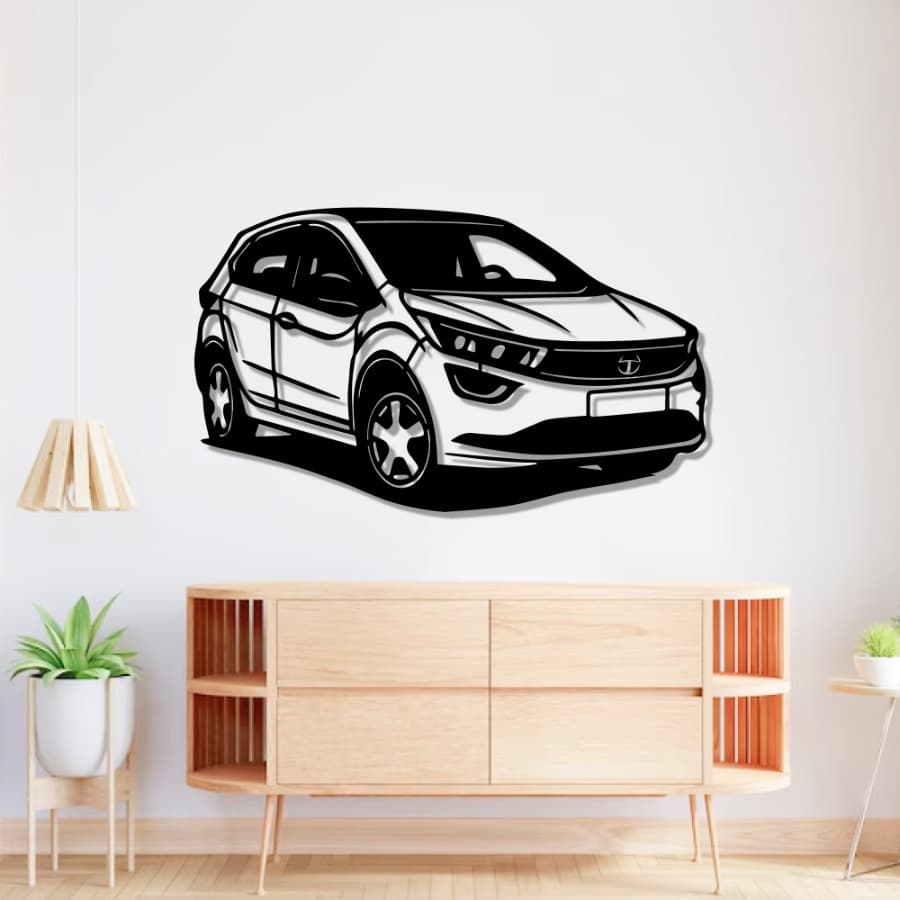 Tata Altroz Car Metal Wall Art