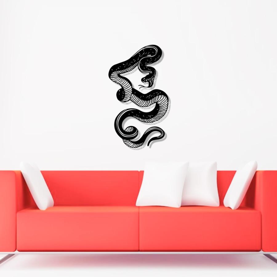 Snake Metal Wall Art, Animal Wall Decor | Wildlife Decor
