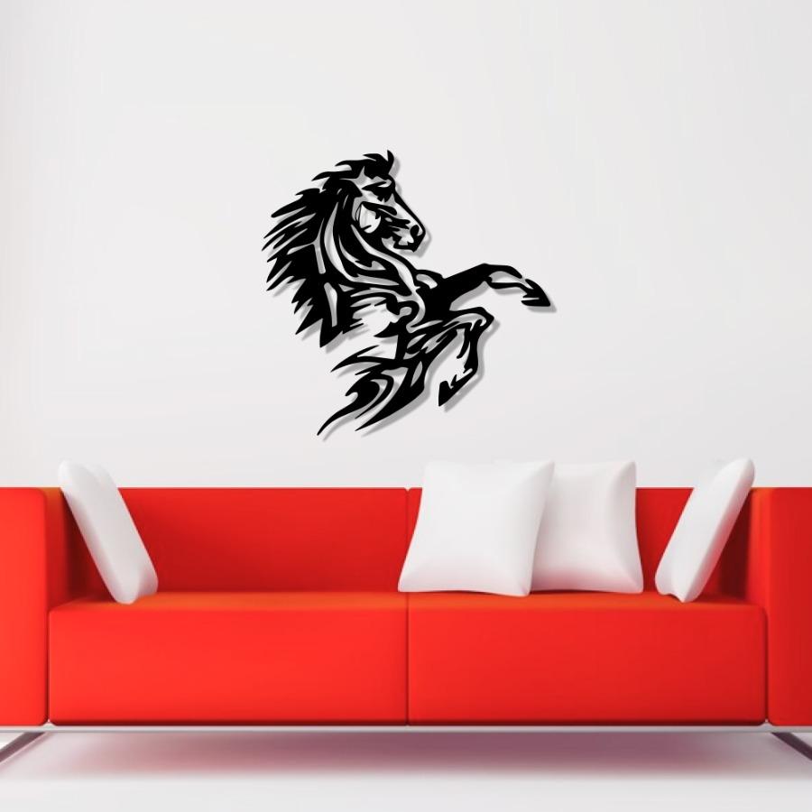 Horse Metal Wall Art, Animal Wall Art | Living Room Wall Decor