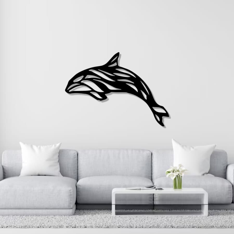 Dolphin Metal Wall Art, Fish Wall Art | Metal Wall Decor