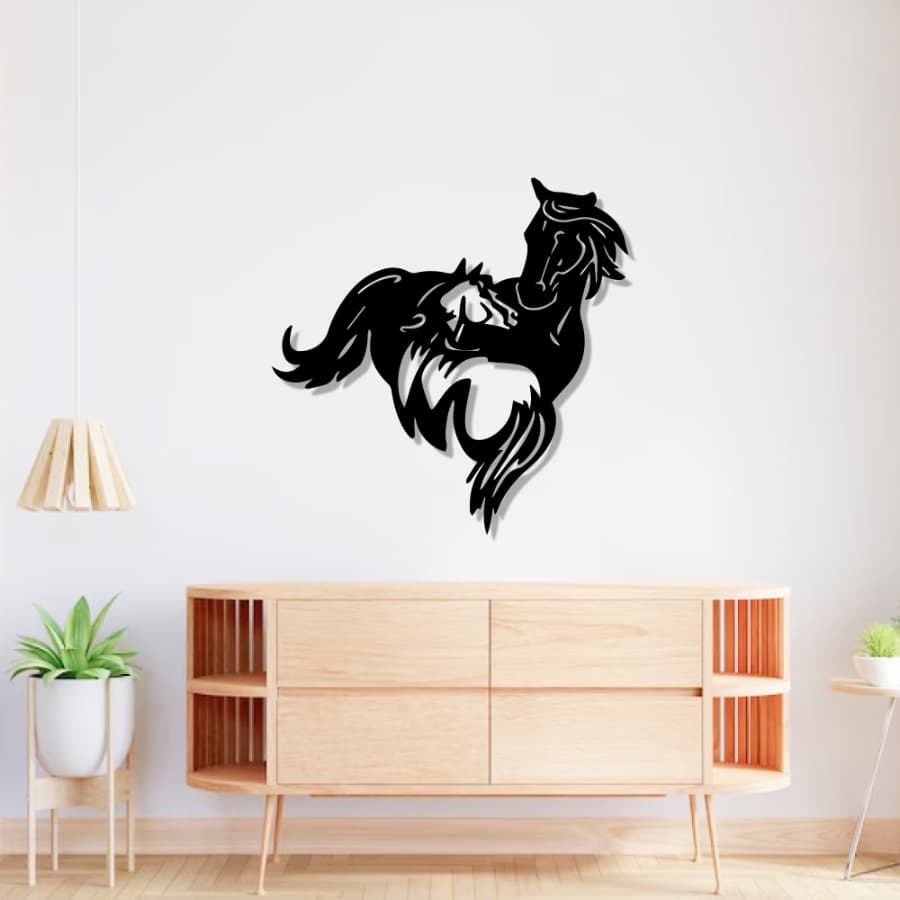 Artrooms Horses Metal Wall Art | Wall Decoration