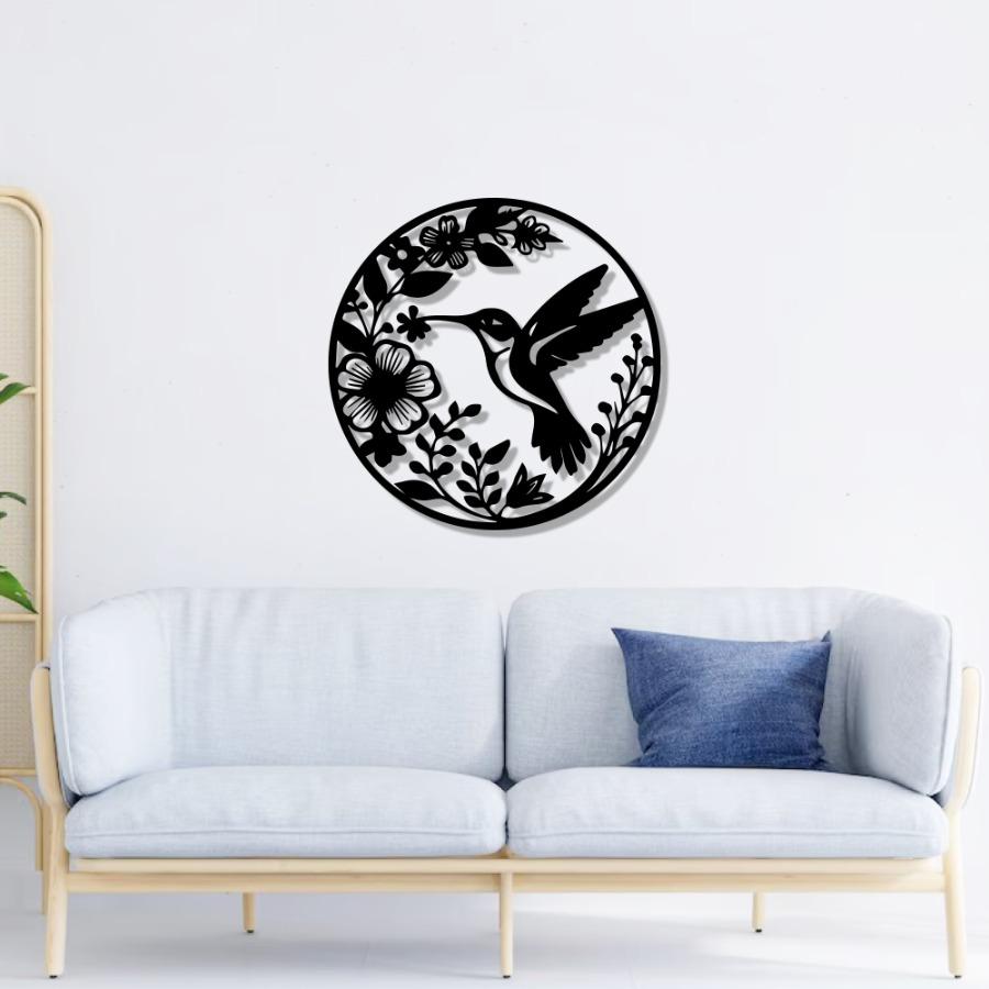 Hummingbird Metal Wall Art, Birds Wall Art | Nature-Inspired Home Decor