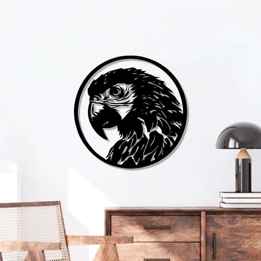 Parrot Laser Cut Metal Wall Art, Stylish Home Decor | Wall Decoration