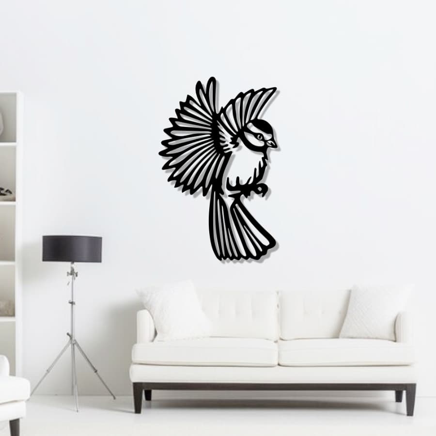 Sparrow Bird Metal Wall Art, Perfect for Bird Lover | Metal Wall Art