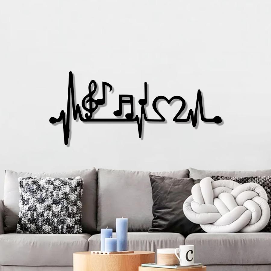 Music Notes Metal Wall Art- Stylish Wall Decor | Wall Hanging